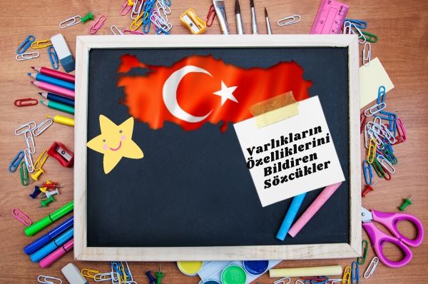  1.Sınıf Türkçe Varlıkların Özelliklerini Bildiren Sözcükler Testi