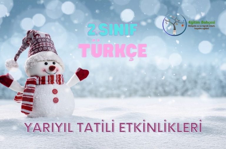 2.Sınıf Türkçe Yarıyıl Etkinlikleri
